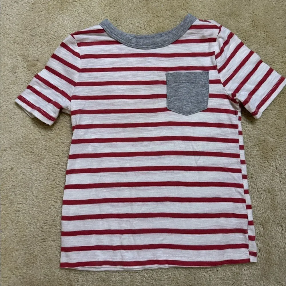 Toddler Boy Old Navy Striped Short Sleeve Shirt 4T